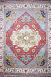 Indian Rug Hand Knotted Oriental Rug Fine Serapi 11'10x14'10