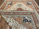 Indian Rug Hand Knotted Oriental Rug Fine Serapi 14'0x10'0