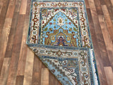 Indian Rug Hand Knotted Oriental Rug Fine Serapi 2'10x5'4