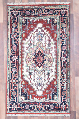Indian Rug Hand Knotted Oriental Rug Fine Serapi 3'0x5'0