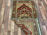 Indian Rug Hand Knotted Oriental Rug Fine Serapi 3'0x5'4