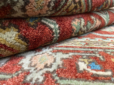 Indian Rug Hand Knotted Oriental Rug Fine Serapi 3'0x5'4