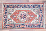 Indian Rug Hand Knotted Oriental Rug Fine Serapi 5'0x3'0