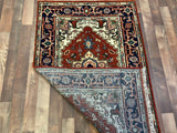 Indian Rug Hand Knotted Oriental Rug Fine Serapi 5'0x3'0