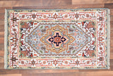 Indian Rug Hand Knotted Oriental Rug Fine Serapi 5'0x3'0