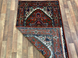 Indian Rug Hand Knotted Oriental Rug Fine Serapi 5'0x3'1