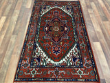 Indian Rug Hand Knotted Oriental Rug Fine Serapi 5'0x3'1