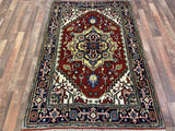 Indian Rug Hand Knotted Oriental Rug Fine Serapi 6'0x4'0