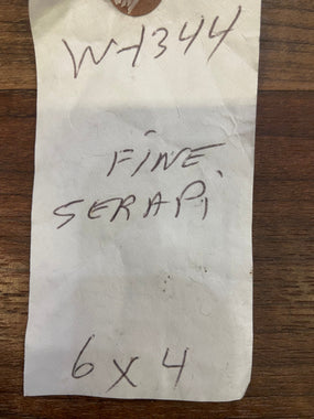 Indian Rug Hand Knotted Oriental Rug Fine Serapi 6'0x4'0