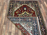 Indian Rug Hand Knotted Oriental Rug Fine Serapi 6'0x4'0
