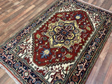 Indian Rug Hand Knotted Oriental Rug Fine Serapi 6'0x4'0