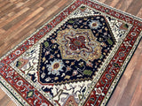 Indian Rug Hand Knotted Oriental Rug Fine Serapi 6'0x4'1