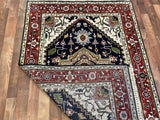 Indian Rug Hand Knotted Oriental Rug Fine Serapi 6'0x4'1