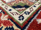 Indian Rug Hand Knotted Oriental Rug Fine Serapi 6'0x4'1