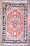 Indian Rug Hand Knotted Oriental Rug Fine Serapi 6'2x4'0