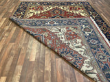 Indian Rug Hand Knotted Oriental Rug Fine Serapi 9'0x12'0