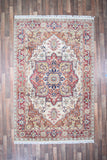 Indian Rug Hand Knotted Oriental Rug Fine Serapi 9'0x5'9