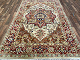 Indian Rug Hand Knotted Oriental Rug Fine Serapi 9'0x5'9