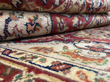 Indian Rug Hand Knotted Oriental Rug Fine Serapi 9'0x5'9