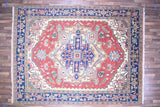 Indian Rug Hand Knotted Oriental Rug Fine Serapi 9'10x12'0