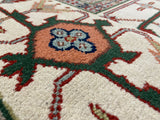 Indian Rug Hand Knotted Oriental Rug Fine Serapi 9'10x8'0