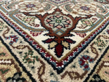 Indian Rug Hand Knotted Oriental Rug Fine Silk Touch Tabriz 10'0x5'0