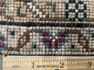 Indian Rug Hand Knotted Oriental Rug Fine Silk Touch Tabriz 10'0x5'0