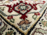 Indian Rug Hand Knotted Oriental Rug Fine Silk Touch Tabriz 6'0x4'0