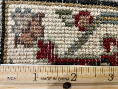 Indian Rug Hand Knotted Oriental Rug Fine Silk Touch Tabriz 6'0x4'0