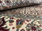 Indian Rug Hand Knotted Oriental Rug Fine Silk Touch Tabriz 6'0x4'0