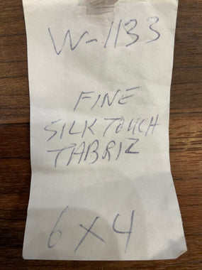 Indian Rug Hand Knotted Oriental Rug Fine Silk Touch Tabriz 6'0x4'0