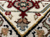 Indian Rug Hand Knotted Oriental Rug Fine Silk Touch Tabriz 6'0x4'0