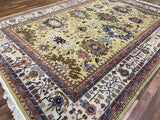 Indian Rug Hand Knotted Oriental Rug Fine Soltan ABAD 13'8x9'9
