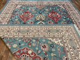 Indian Rug Hand Knotted Oriental Rug Fine Tabriz 10'0x14'0