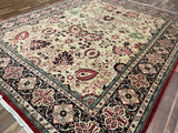Indian Rug Hand Knotted Oriental Rug Fine Tabriz 10'2x8'2