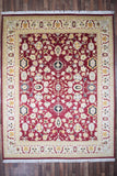 Indian Rug Hand Knotted Oriental Rug Fine Tabriz 10'4x8'1