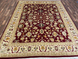 Indian Rug Hand Knotted Oriental Rug Fine Tabriz 10'4x8'1