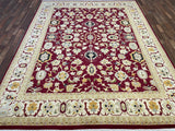Indian Rug Hand Knotted Oriental Rug Fine Tabriz 10'4x8'1