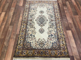 Indian Rug Hand Knotted Oriental Rug Fine Tabriz 5'0x3'0