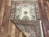 Indian Rug Hand Knotted Oriental Rug Fine Tabriz 5'0x3'0