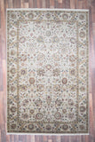 Indian Rug Hand Knotted Oriental Rug Fine Tabriz 5'10x8'10