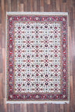 Indian Rug Hand Knotted Oriental Rug Fine Tabriz 8'0x5'9