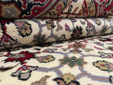 Indian Rug Hand Knotted Oriental Rug Fine Tabriz 8'0x5'9