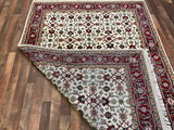 Indian Rug Hand Knotted Oriental Rug Fine Tabriz 8'0x5'9