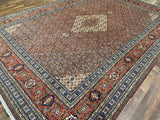Indian Rug Hand Knotted Oriental Rug Fine Tabriz 9'10x14'1