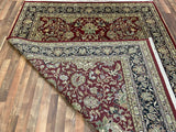 Indian Rug Hand Knotted Oriental Rug Fine Tabriz 9'9x7'8