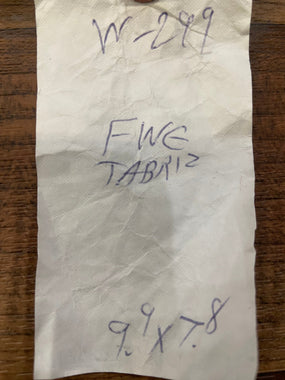 Indian Rug Hand Knotted Oriental Rug Fine Tabriz 9'9x7'8