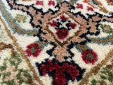 Indian Rug Hand Knotted Oriental Rug Fine Tabriz Silk Touch 5'7x3'0
