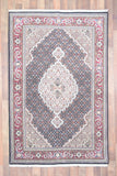 Indian Rug Hand Knotted Oriental Rug Fine Tabriz Silk Touch 6'0x4'0