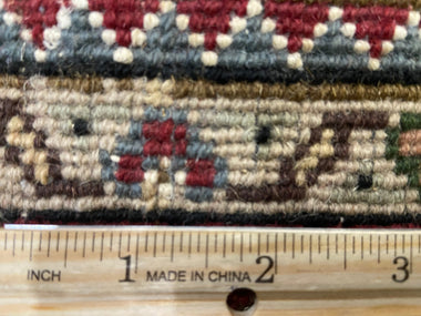 Indian Rug Hand Knotted Oriental Rug Fine Tabriz Silk Touch 6'0x4'0